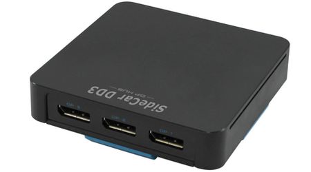 3-port DisplayPort MST hub with detachable cable