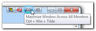 Maximize Window Across All Monitors